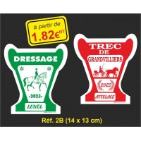 Plaque PVC Réf. 2B